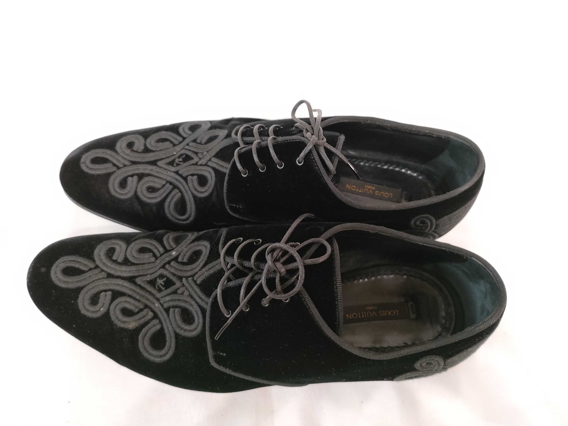 LOUIS VUITTON Lace-up Shoes/Velvet/2013 Loafers