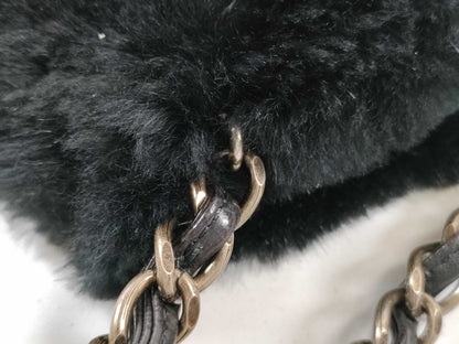 CHANEL Coco Mark CHANEL Coco Mark Rabbit Fur Chain Shoulder Bag Shoulder Bag