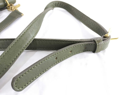 COACH 9927 Leather 2-Way Green Shoulder Bag
