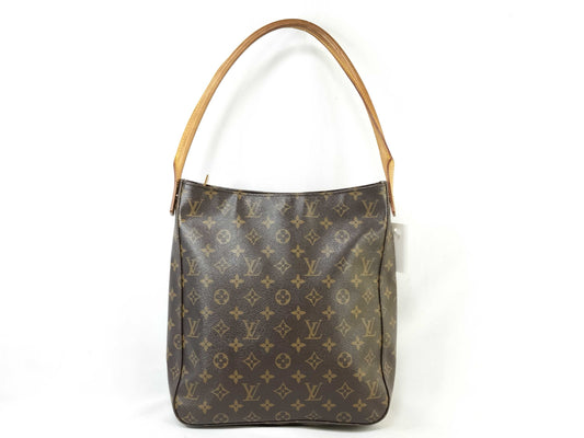 LOUIS VUITTON Monogram M51145 Looping GM Tote Bag