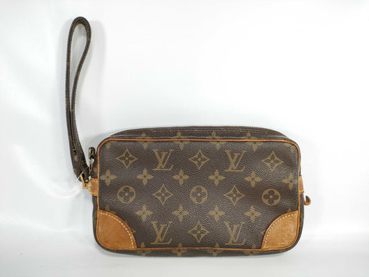 LOUIS VUITTON Monogram Marly Dragonne Second Bag