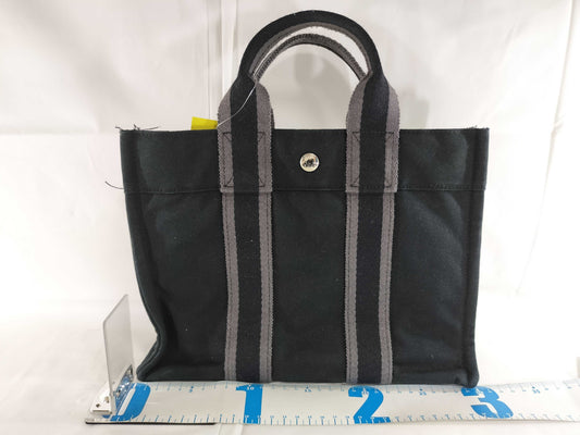 HERMES Foul Tote PM Black Tote Bag