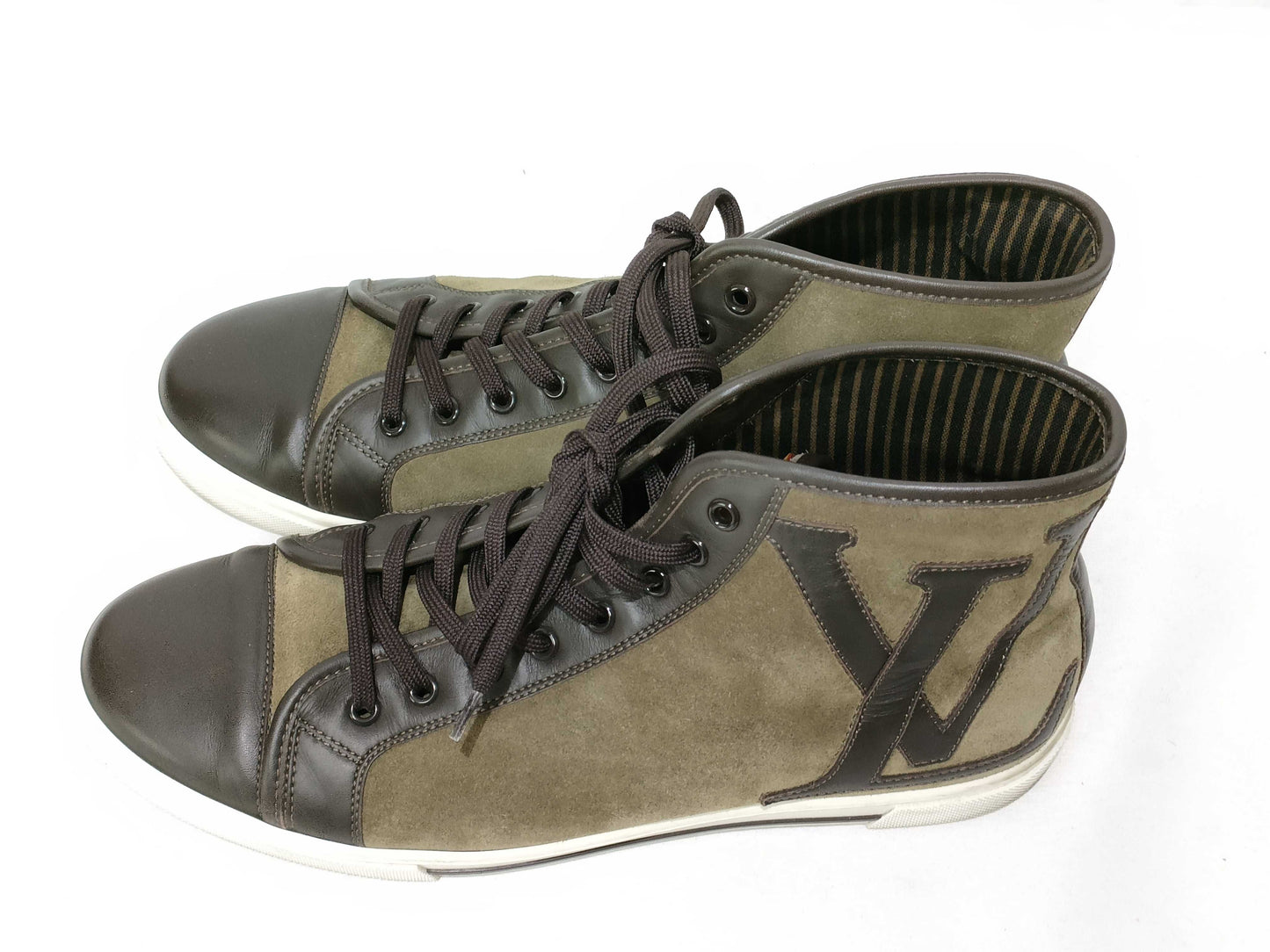 LOUIS VUITTON Suede/High-Top/Sneakers Sneakers