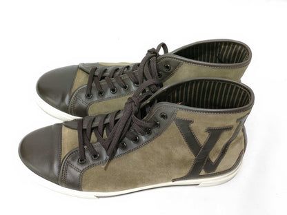 LOUIS VUITTON Suede/High-Top/Sneakers Sneakers