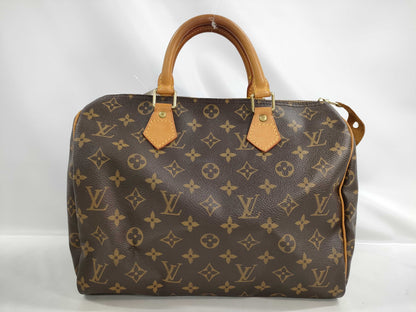 LOUIS VUITTON Monogram Speedy 30 Boston Bag