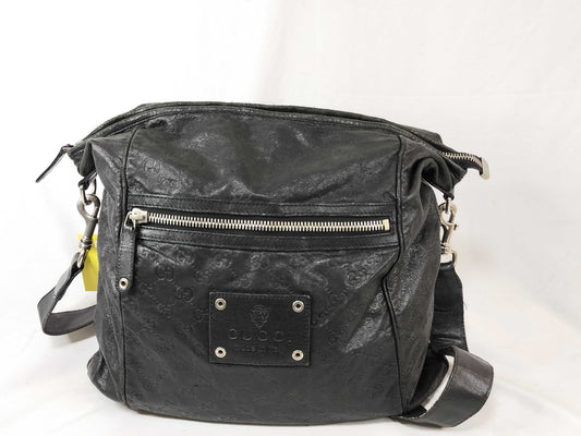GUCCI GG 189684 492174 Black Shoulder Bag