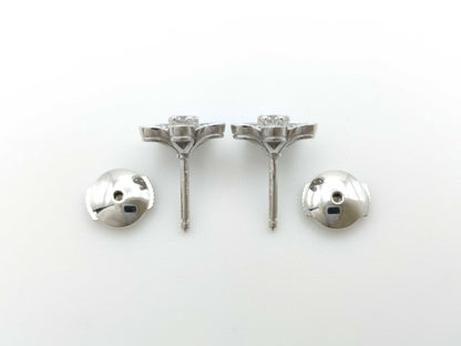 Van Cleef&Arpels Socrates Diamonds WG AU750 3.2g Earrings