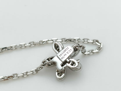 Van Cleef&Arpels Socrates Triple Diamond WG AU750 7.2g Necklace