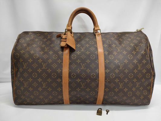 LOUIS VUITTON Monogram M41422 Keepall 60 Boston Bag