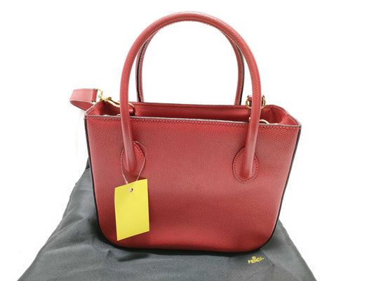 CELINE 2-Way Red MC96 Handbag