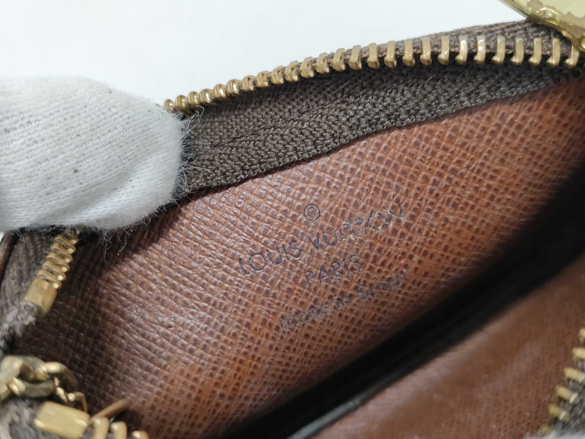 LOUIS VUITTON Monogram M62650 Pochette Cle Coin Case
