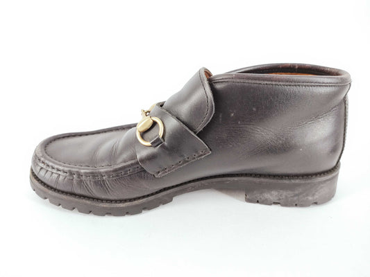 GUCCI Horsebit Leather Chukka Boots Other Shoes