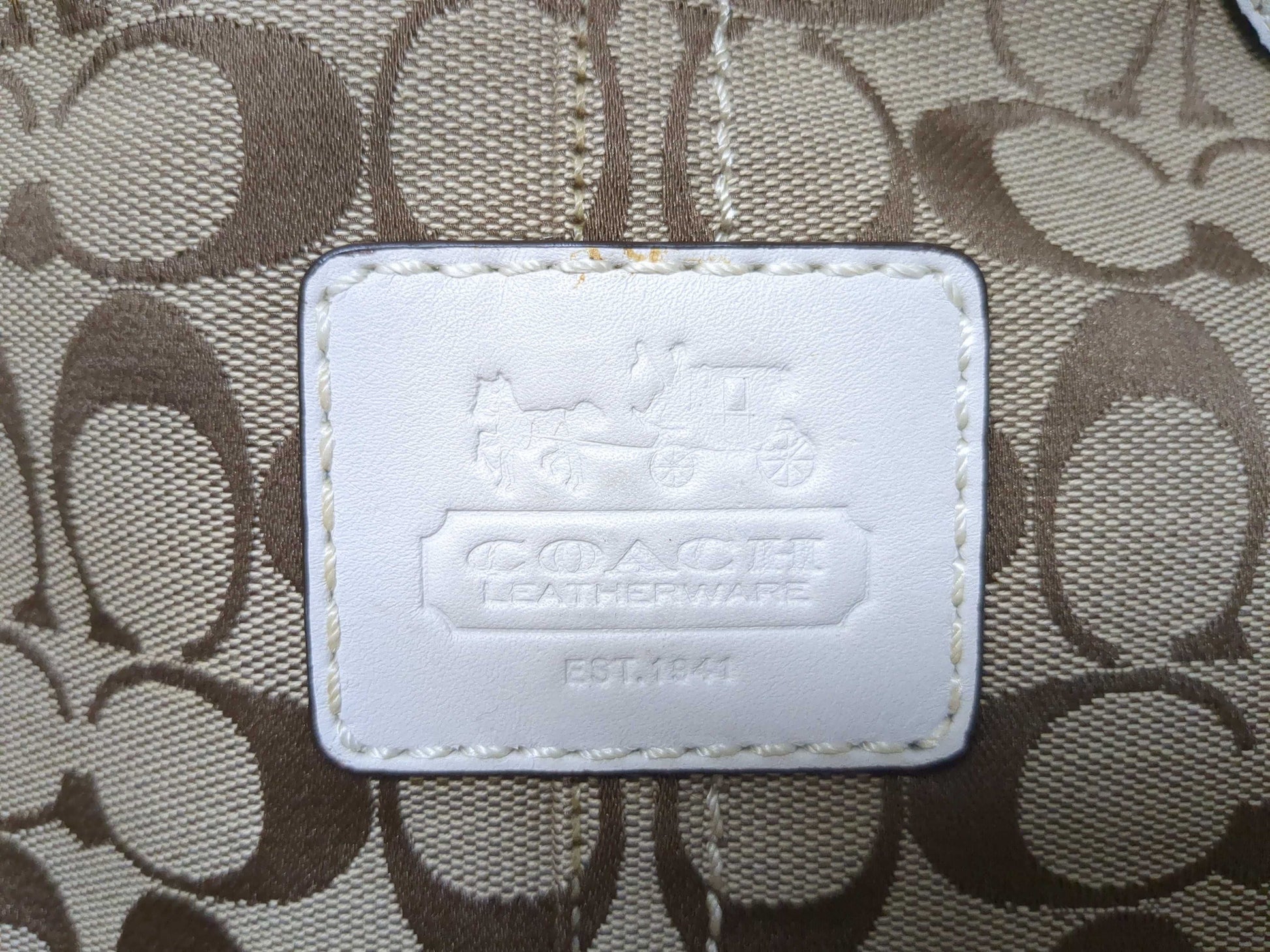 COACH Signature COACH/Christian Oliver 4-Piece Set Tote Bag