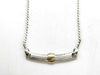 Dior Necklace 925 Silver x Gold Necklace