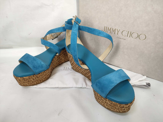 JIMMY CHOO 164PORT IA70.DKW Goat Leather Mules