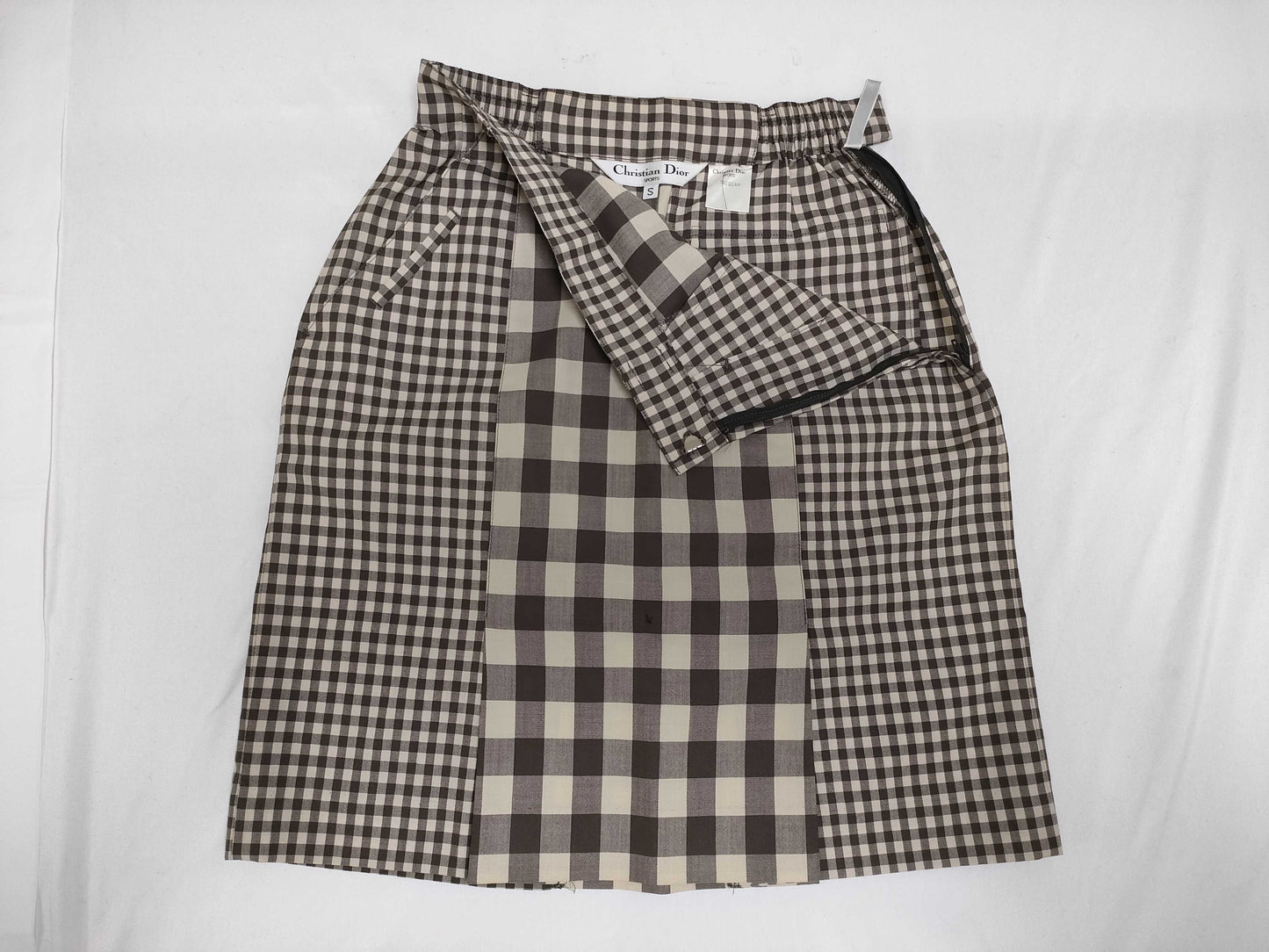Dior Sports Skirt/Check Skirt