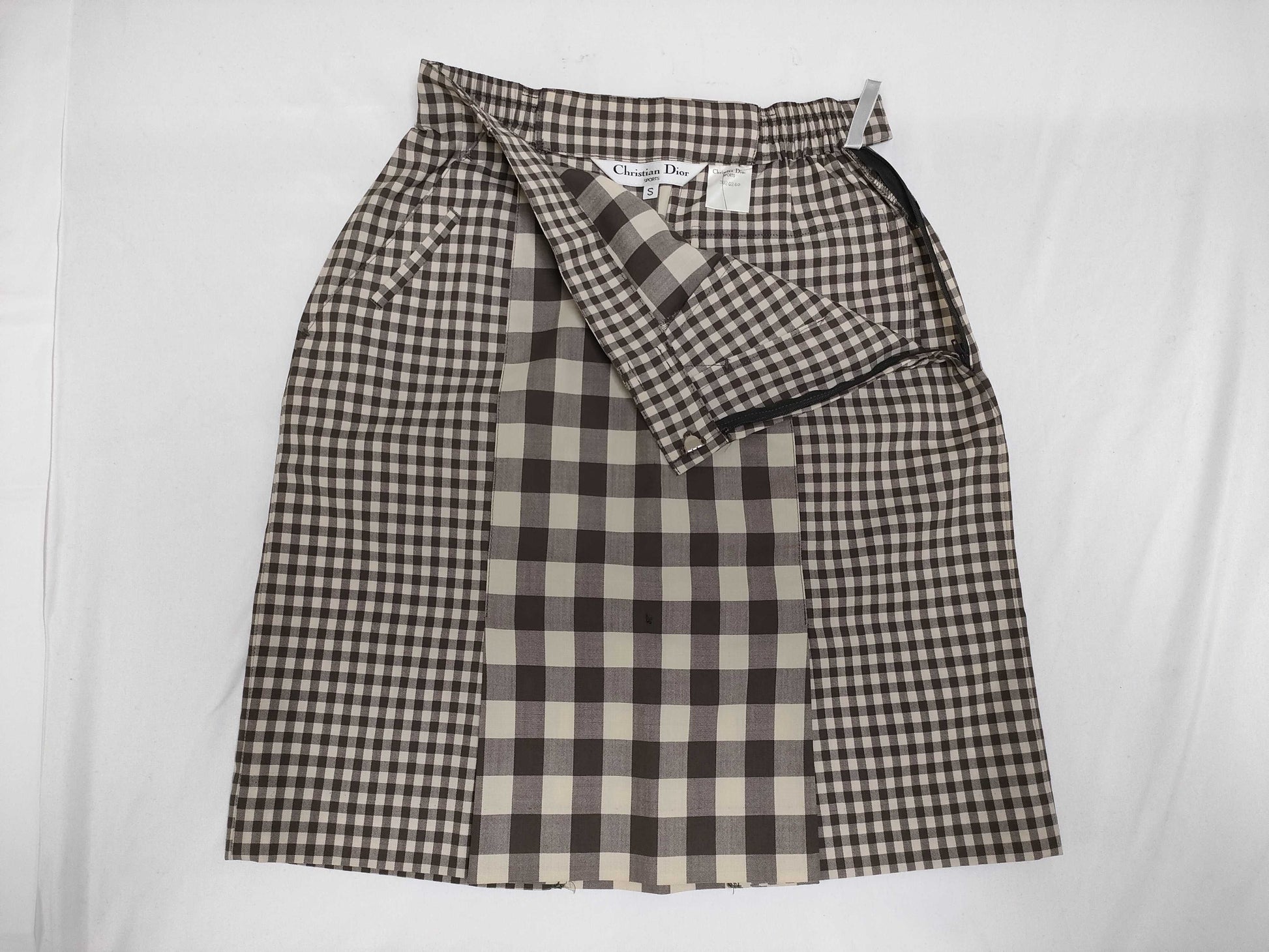 Dior Sports Skirt/Check Skirt