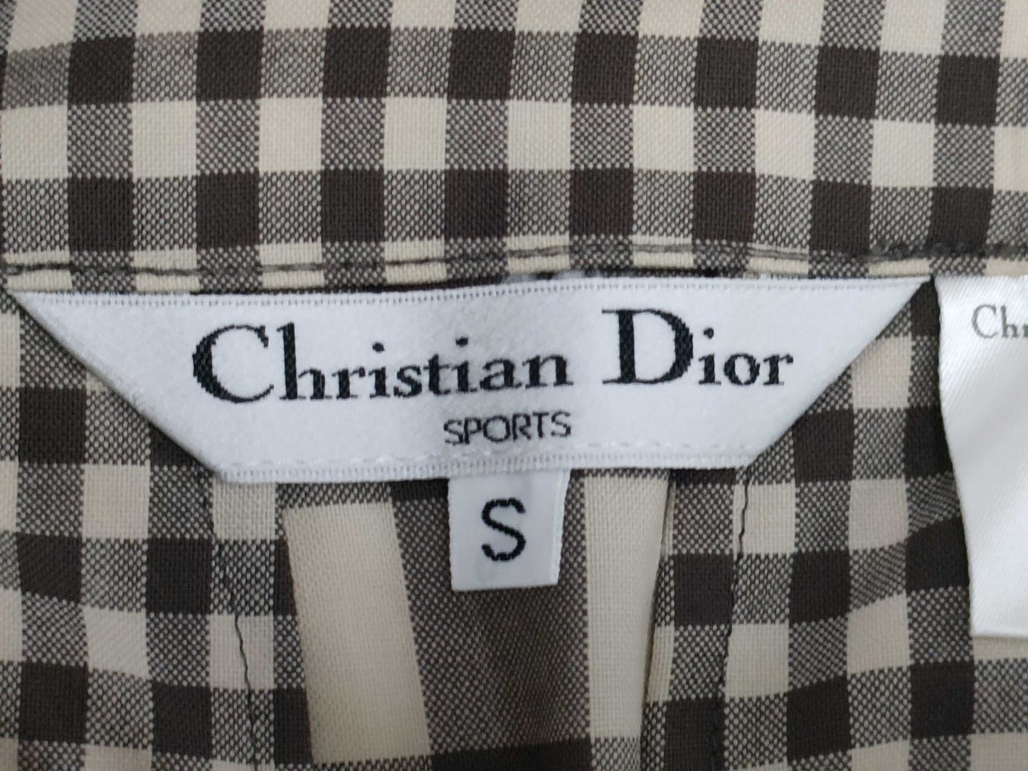 Dior Sports Skirt/Check Skirt