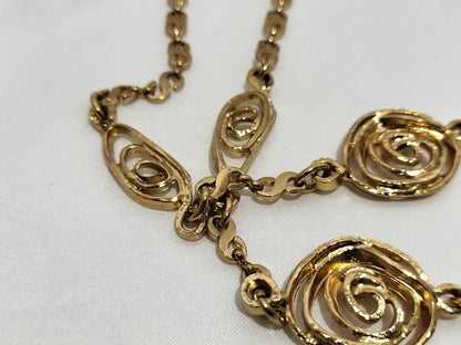Yves Saint Laurent Vintage Gold-Colored Long Necklace