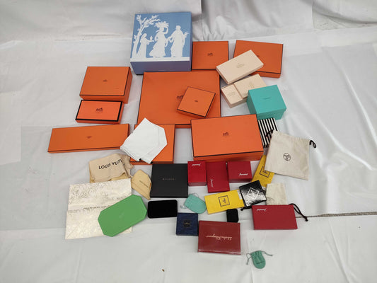 HERMES Brand Storage Bags Empty Boxes Bundle Brand Empty Boxes Bundle Brand Empty Boxes Bundle 