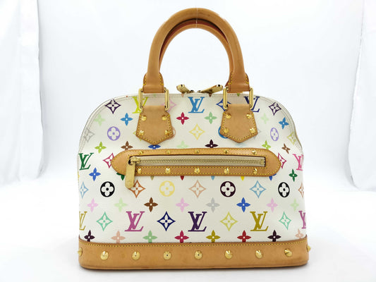 LOUIS VUITTON Monogram Multicolore M92647 Multicolore Alma Bron Handbag