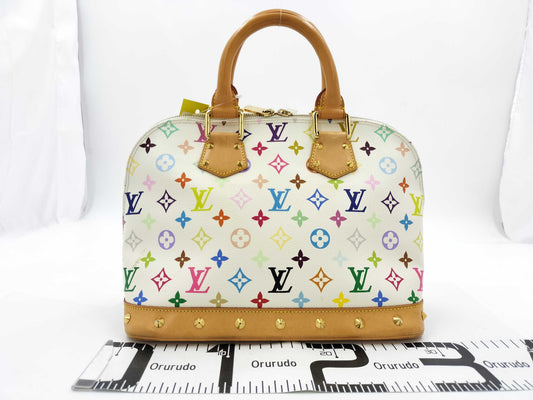 LOUIS VUITTON Monogram Multicolore M92647 Multicolore Alma Bron Handbag