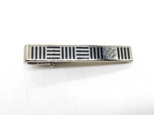 LOUIS VUITTON Damier Azur Tie Clip Tie Clip/Cufflinks