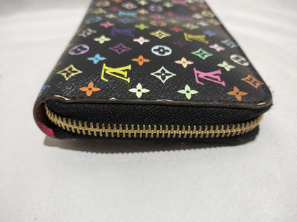 LOUIS VUITTON Monogram Multicolor Zippy Wallet