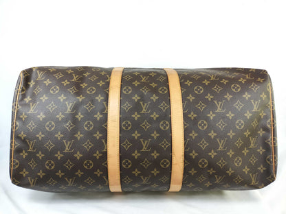 LOUIS VUITTON Monogram M41424 Keepall 55 Boston Bag
