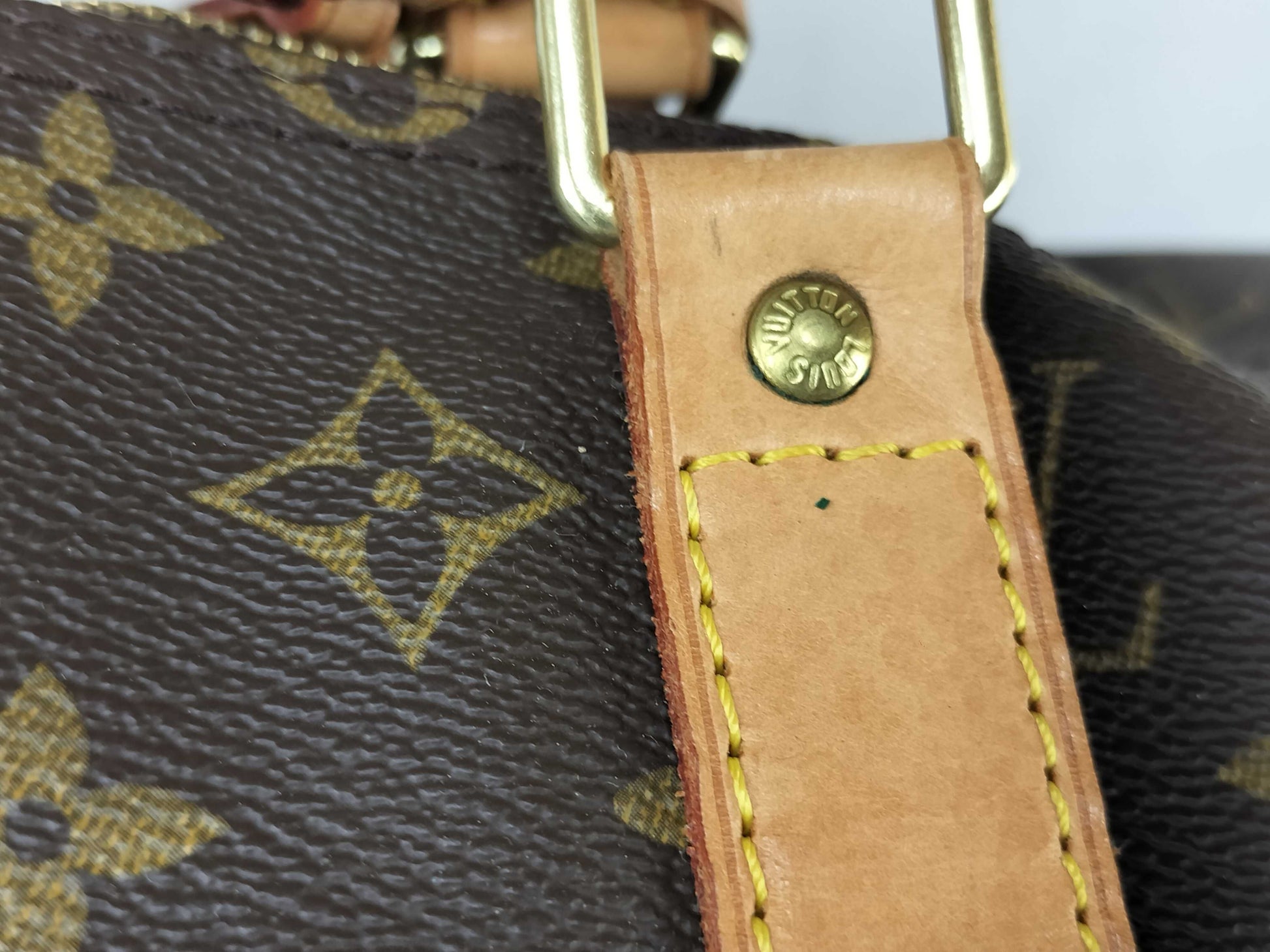 LOUIS VUITTON Monogram M41424 Keepall 55 Boston Bag