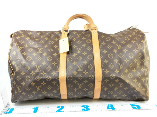LOUIS VUITTON Monogram M41424 Keepall 55 Boston Bag