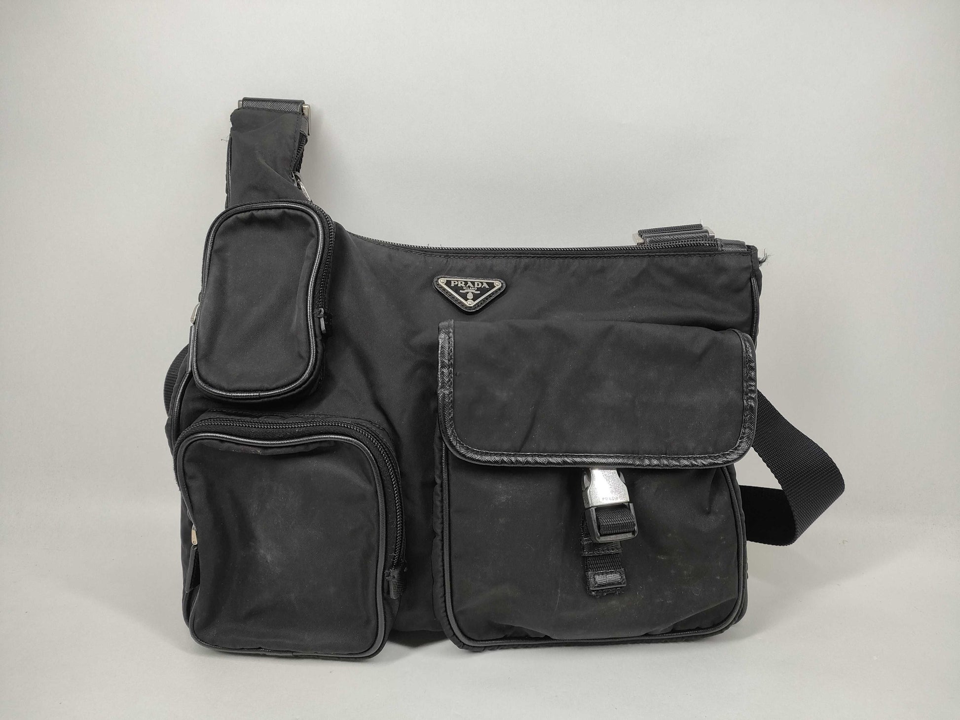 PRADA nylon body bag/shoulder bag