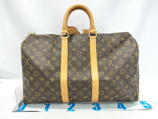 LOUIS VUITTON Monogram M41428 Keepall 45 Boston Bag
