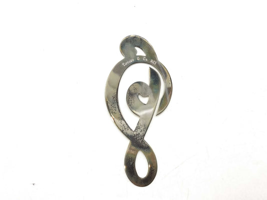 Tiffany & Co. Musical Note Motif Bookmark SV925 Other Accessories