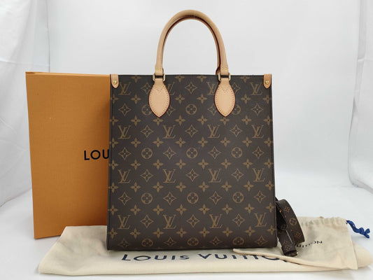 LOUIS VUITTON Monogram M45848 Sac Plat PM Handbag