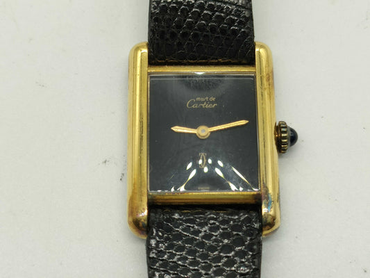 Cartier Must Tank 925 Manual Winding Women's Watch