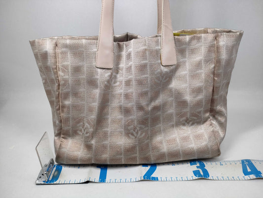 CHANEL New Travel Line Tote Pink Tote Bag
