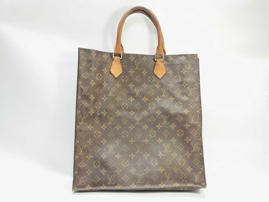 LOUIS VUITTON Monogram Sac Plat Tote Bag 