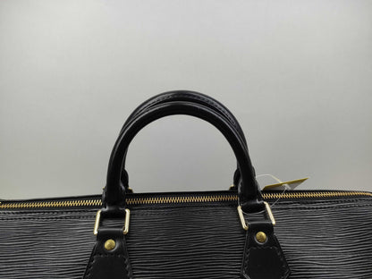 LOUIS VUITTON Epi Speedy 30 Noir Boston Bag