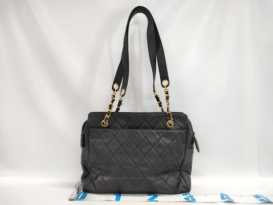 CHANEL Turnlock Coco Chain Tote Bag