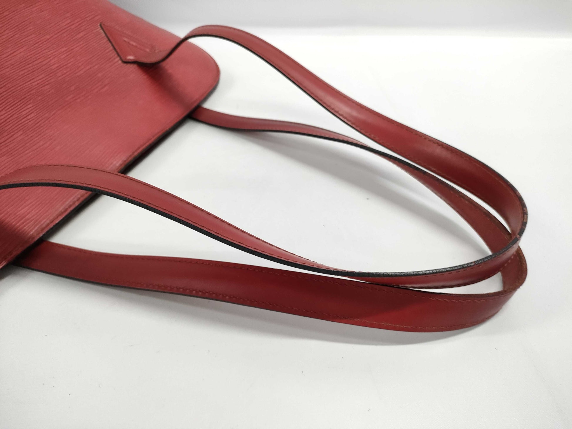 LOUIS VUITTON Epi Lussack Red Tote Bag