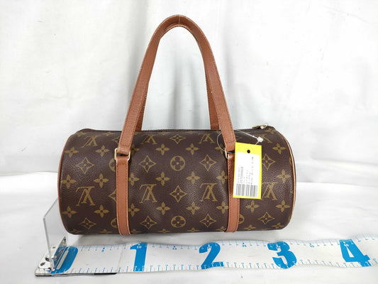 LOUIS VUITTON Monogram M51365 Old Papillon Handbag with Pouch