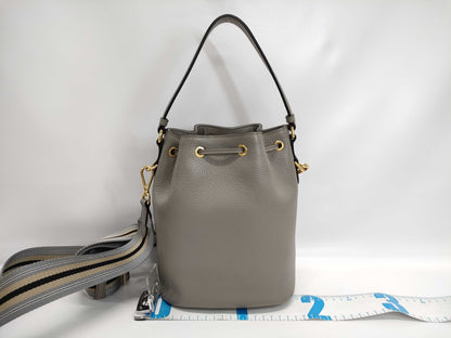 PRADA 1BE018 Vitello Dino Drawstring Bag Shoulder Bag