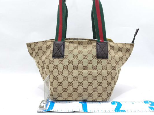 GUCCI GG Canvas 131228 Sherry Handbag