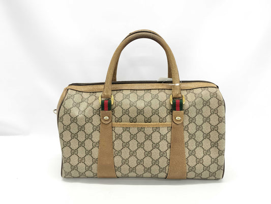 GUCCI GG Canvas Old Gucci Boston Bag