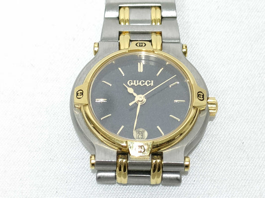 GUCCI 9000L Quartz Black Dial Women's Watch