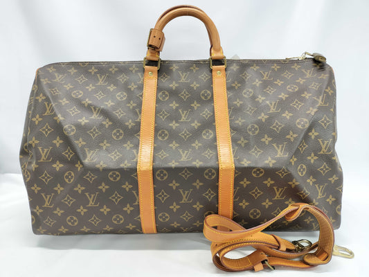 LOUIS VUITTON Monogram M41414 Keepall Bandouliere 55/874 Boston Bag