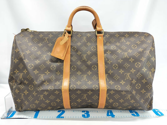 LOUIS VUITTON Monogram M41414 Keepall Bandouliere 55/874 Boston Bag