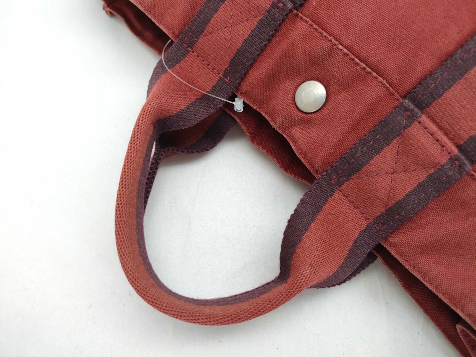 HERMES Foul Tote Red Tote Bag