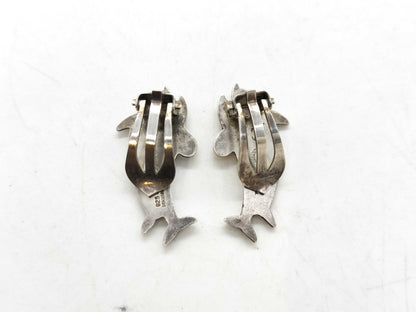 Georg Jensen Earrings 129 Dolphin SV925 7.3g Earrings
